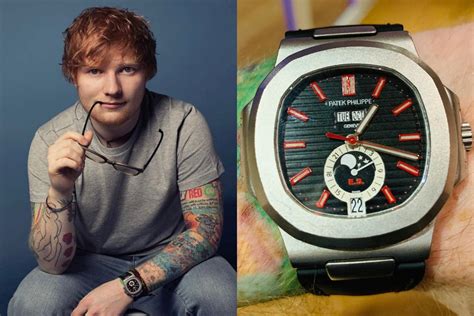 ed sheeran custom patek philippe|Ed Sheeran watch value.